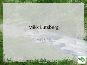 Mikk Lutsberg MT 13 PE 20 09 2021