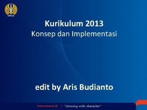 Kurikulum 2013 Konsep dan Implementasi edit by Aris