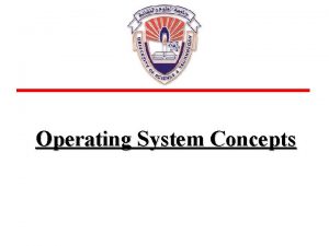 Operating System Concepts Lecture 5 CProcess Synchronization References