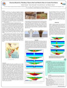 Electrical Resistivity Modeling of Quartz Reef and Dolerite