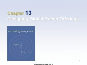 Chapter 13 Designing Global Market Offerings 1 Copyright