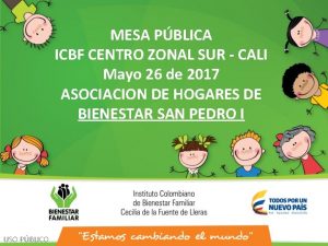 MESA PBLICA ICBF CENTRO ZONAL SUR CALI Mayo