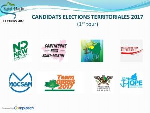 ELECTIONS 2017 Powered by CANDIDATS ELECTIONS TERRITORIALES 2017