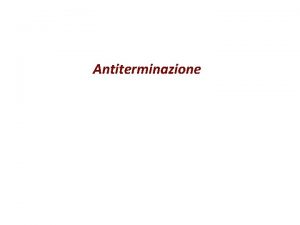 Antiterminazione Lewin IL GENE VIII Zanichelli editore S