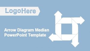 Arrow Diagram Median Power Point Template Arrow Diagram