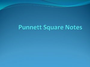 Punnett Square Notes Review What is Genetics Genetics