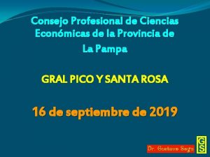 Consejo Profesional de Ciencias Econmicas de la Provincia