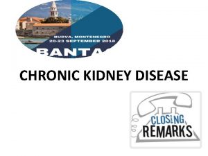 CHRONIC KIDNEY DISEASE Immune system in CKD and