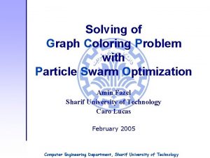 Solving of Graph Coloring Problem with Particle Swarm