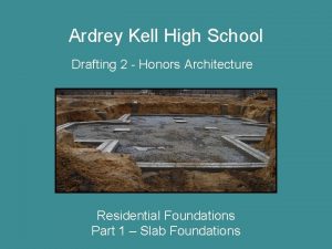 Ardrey Kell High School Drafting 2 Honors Architecture