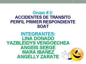 1 Grupo 2 ACCIDENTES DE TRANSITO PERFIL PRIMER
