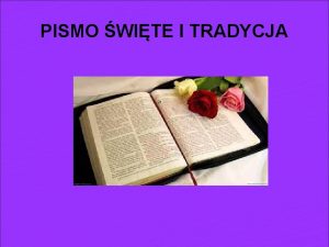 PISMO WITE I TRADYCJA NAZWA Biblia po grecku