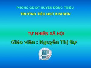 PHNG GDT HUYN NG TRIU TRNG TIU HC