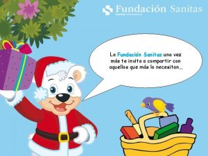 La Fundacin Sanitas una vez ms te invita