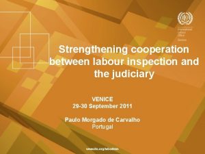 Strengthening cooperation between labour inspection and the judiciary