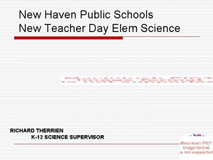 New Haven Public Schools New Teacher Day Elem