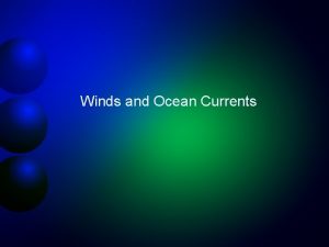 Winds and Ocean Currents Latent Heat Transport 580