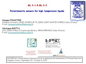 ML 4 1 ML 4 2 Potentiometric sensors