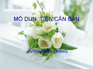M DUN TIN CN BN GVTH V B