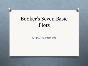 Bookers Seven Basic Plots Mc Bains ENG 1