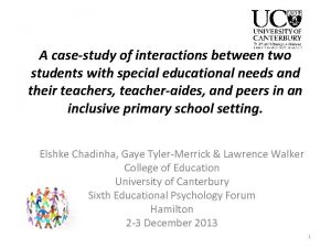 A casestudy of interactions between two students with