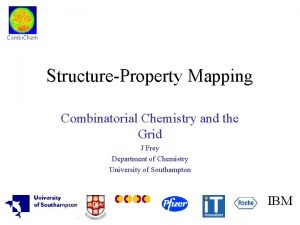 Combi Chem StructureProperty Mapping Combinatorial Chemistry and the