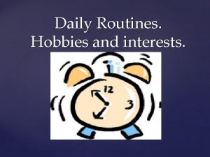 Riddles about hobbies