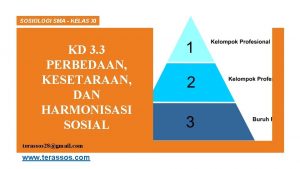 SOSIOLOGI SMA KELAS XI KD 3 3 PERBEDAAN