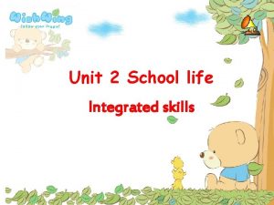 Unit 2 School life Integrated skills 1 number