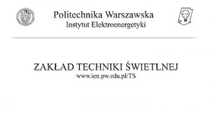 Dziaalno dydaktyczna i laboratoria Oferta dydaktyczna Zakadu koncentruje