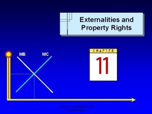 Externalities and Property Rights MB MC Chapter 11