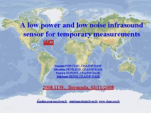 A low power and low noise infrasound sensor