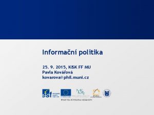 Informan politika 25 9 2015 KISK FF MU