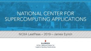 NCSA Last Pass 2019 James Eyrich As part