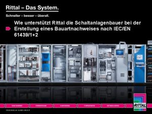 Wie untersttzt Rittal die Schaltanlagenbauer bei der Erstellung