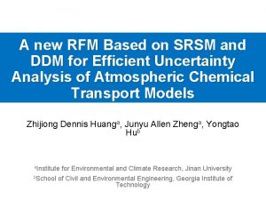 A new RFM Based on SRSM and DDM