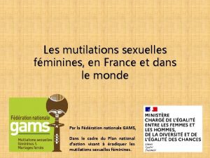 Les mutilations sexuelles fminines en France et dans