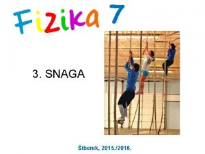 7 3 SNAGA ibenik 2015 2016 Kako moemo