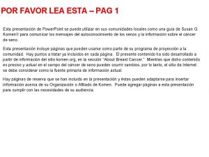 POR FAVOR LEA ESTA PAG 1 Esta presentacin