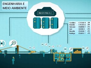 ENGENHARIA E MEIO AMBIENTE INDSTRIA 4 0 Caroline