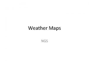 Weather Maps NGS How Does Air Pressure Affect