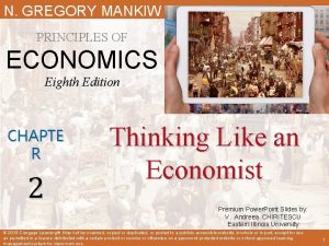 N GREGORY MANKIW PRINCIPLES OF ECONOMICS Eighth Edition