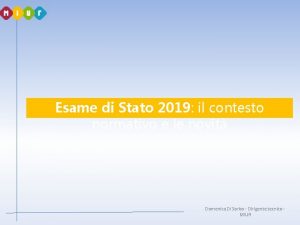 Esame di Stato 2019 il contesto normativo e