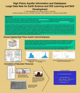 High Plains Aquifer Information and Databases Large Data