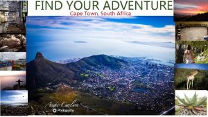 FIND YOUR ADVENTURE Cape Town South Africa FIND