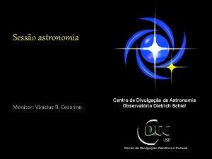 Sesso astronomia Monitor Vincius B Cesarino Centro de