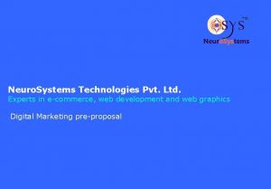 Neuro Systems Technologies Pvt Ltd Experts in ecommerce