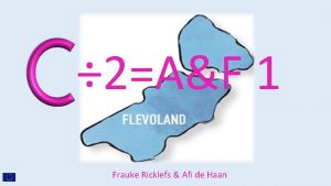 2AF 1 Frauke Ricklefs Afi de Haan DE