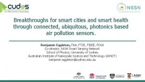 Breakthroughs for smart cities and smart health through