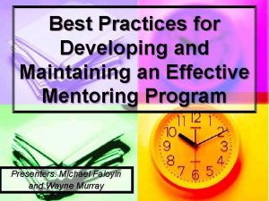 Best Practices for Developing and Maintaining an Effective